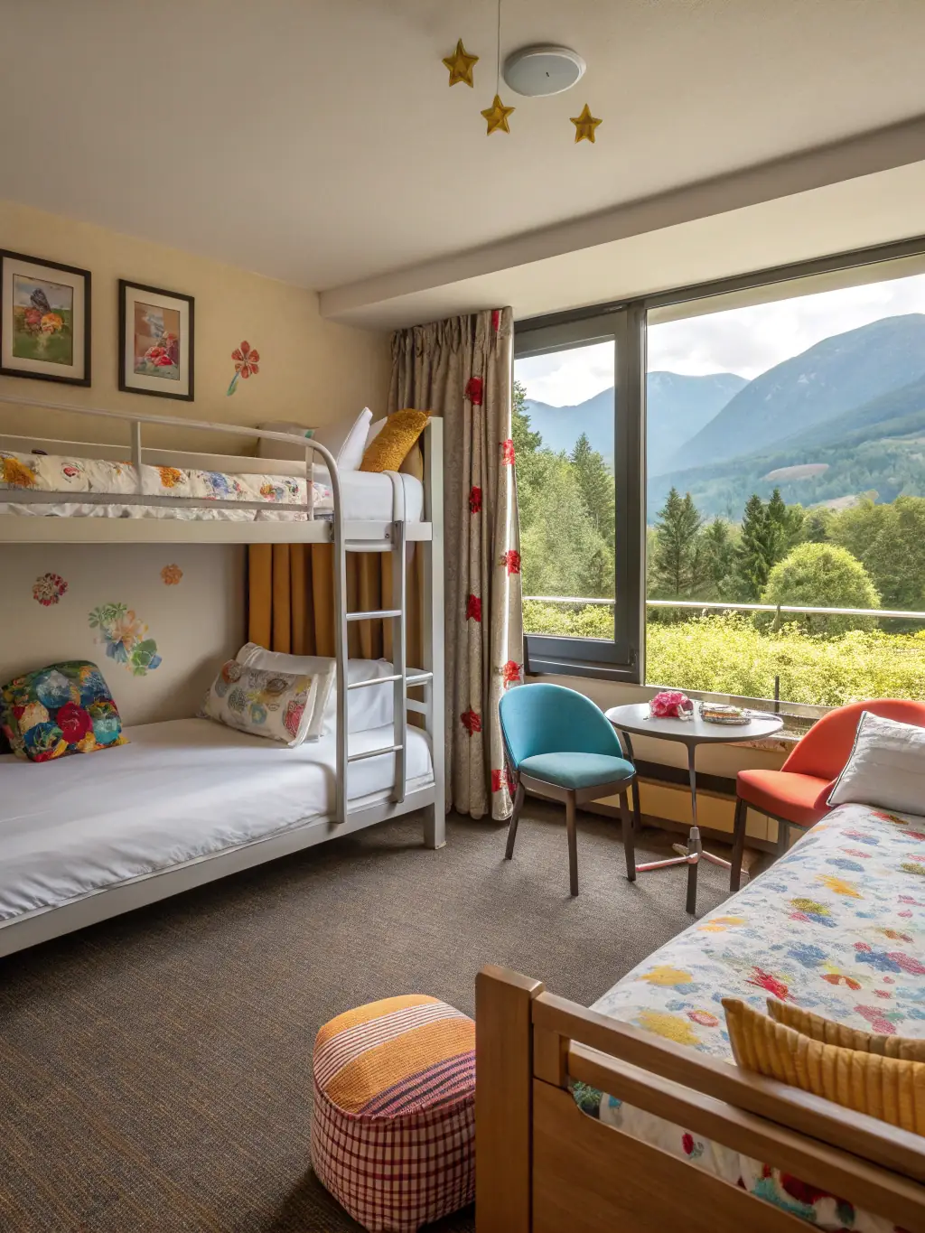 A comfortable hotel room interior in Whistler, showcasing accommodation options available to conference attendees, highlighting convenience and comfort.